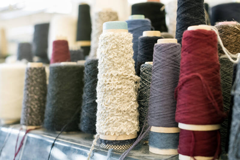 Wool spools